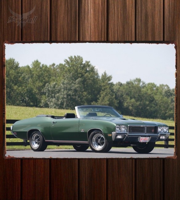 Металлическая табличка Buick GS Stage 1 Convertible Металлическая табличка Buick GS Stage 1 Convertible